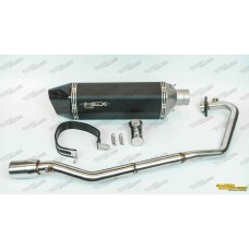 Pô PR2 HEX Black Full System GSX R150-S150 / Raider Fi (chính hãng)